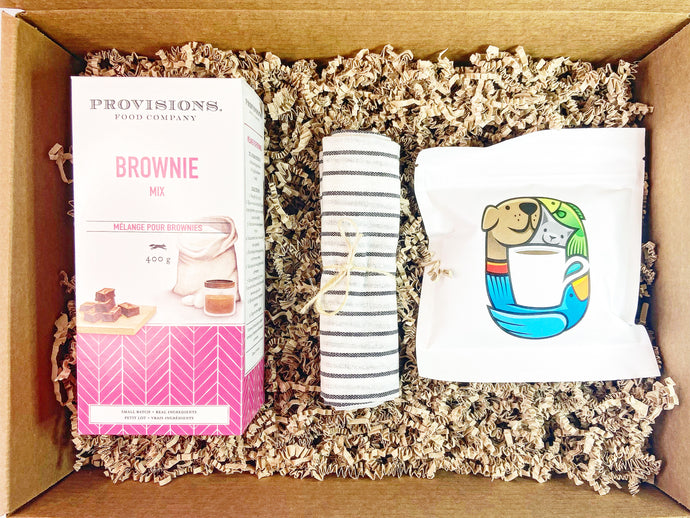 Coffee and Brownies Local Gift Box