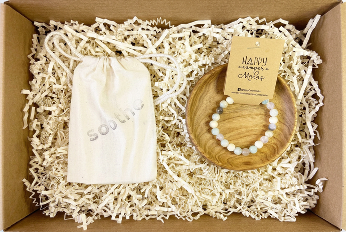 Zen Local Gift Box with warm-white frizzle