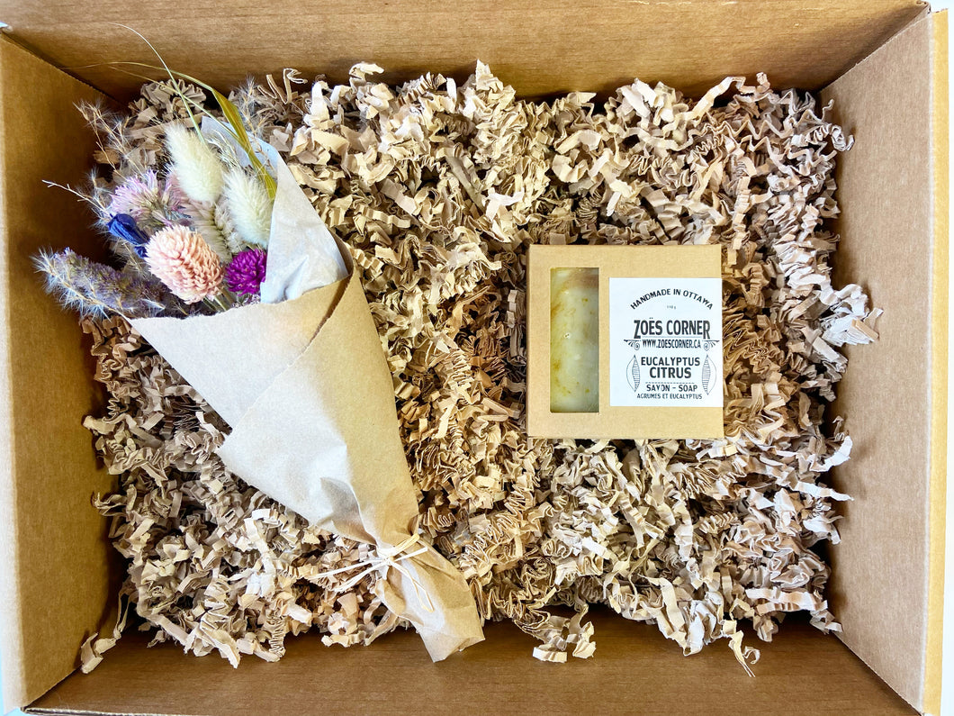 Local Posy and Soap Gift Box
